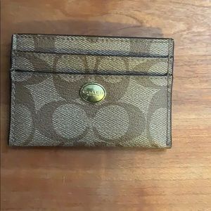 Coach Card Holder